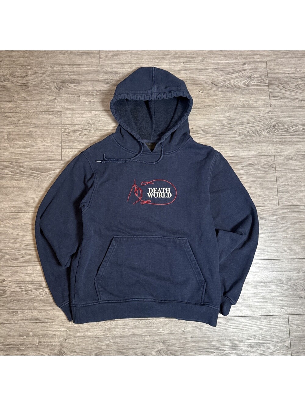 Death World Feral Hands Hoodie Y2K Men M Navy Earl Sweatshirt Rare Pullover